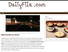 Tablet Screenshot of dailyflix.com